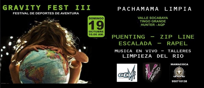 III Edición Gravity Fest Tingo Grade Arequipa