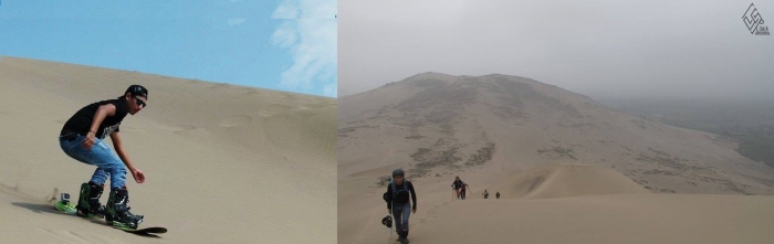 Campamento y Sandboarding en la Duna Aucallama