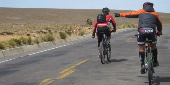 En bicicleta de Puquio a Pampas Galeras y Nazca
