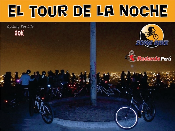 Vuelve el Tour de la noche paseo en bicicleta