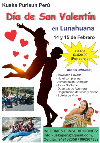 Día de San Valentín en Lunahuana