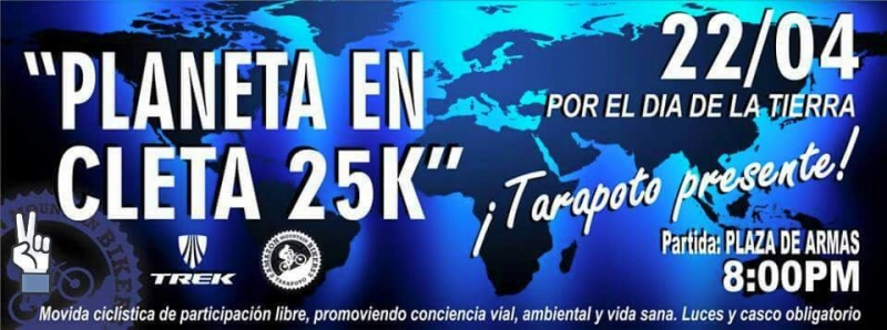 PLANETA EN CLETA 25K por el dia de la Tierra