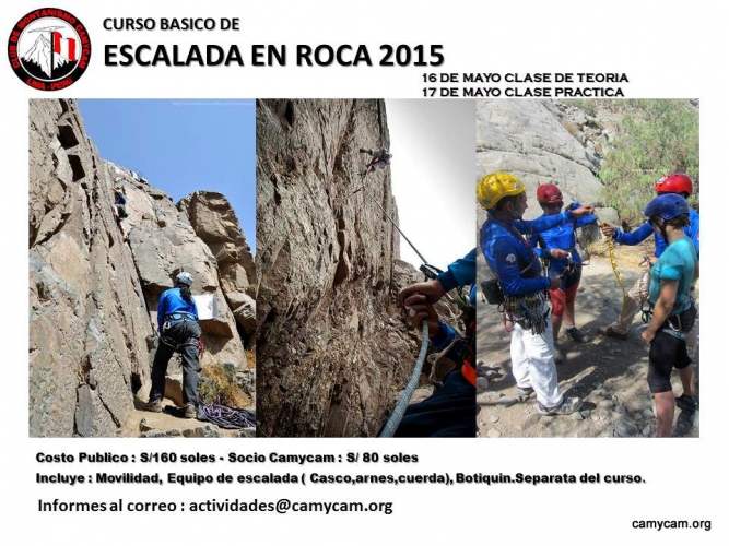 Curso Basico de Escalada En Roca