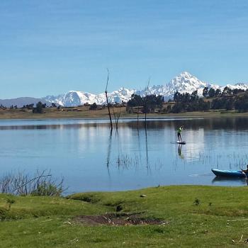 Laguna Piuray Stand up Paddle Kayak