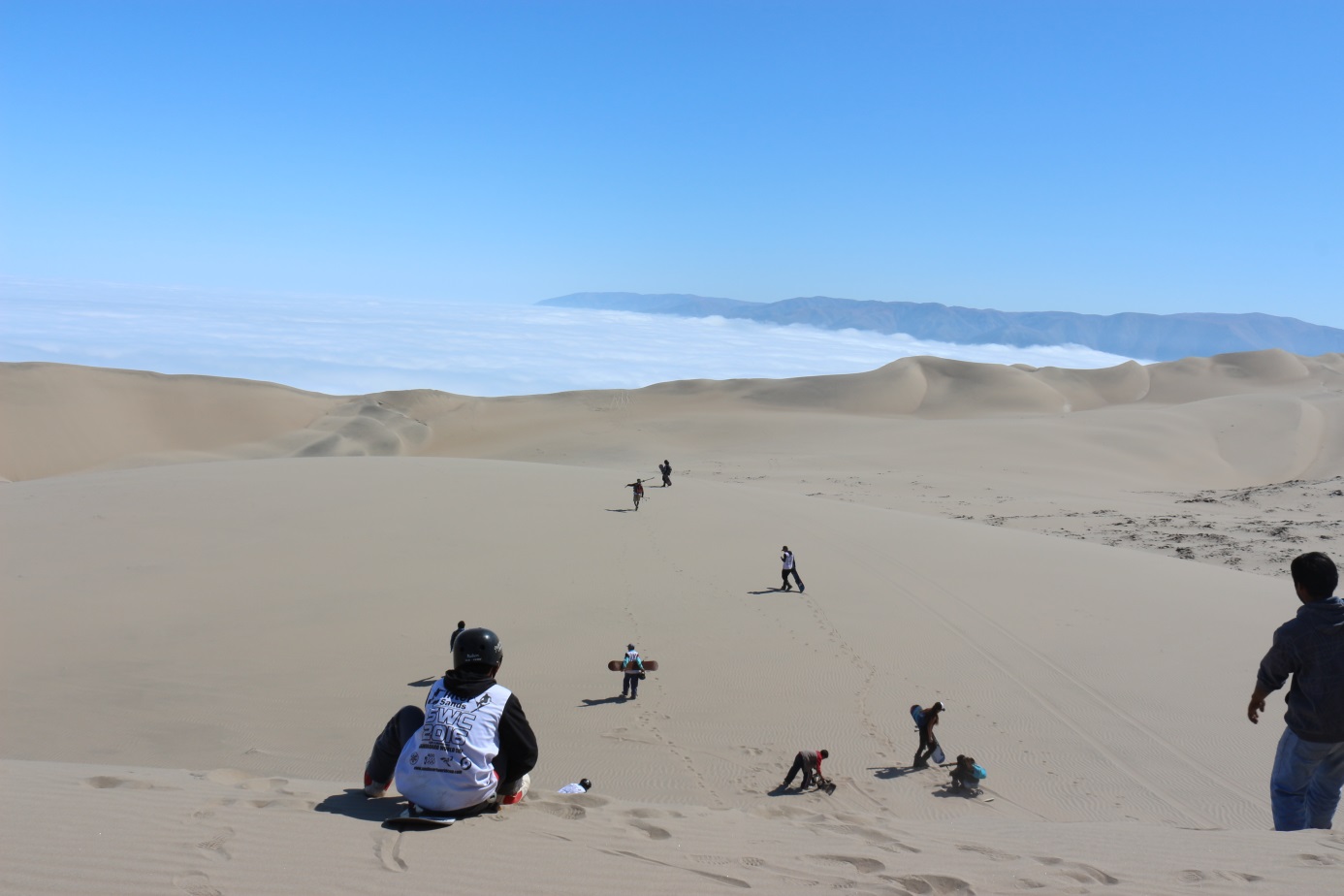 Sandboard en duna toro mata