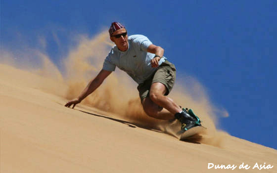 Sandboard en Asia