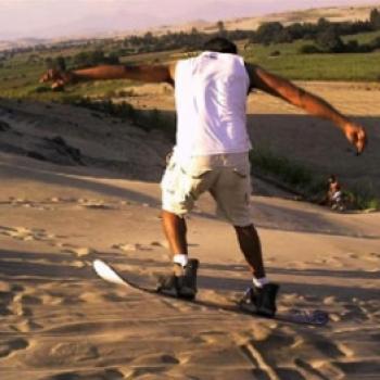 Sandboard en Duna Manchan