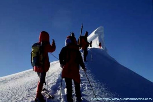 Escalada en Nevado Copa